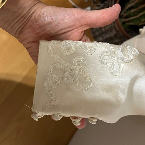 Vintage PIA RUCCI Silk and Embroidered Blouse Size 10 - Picture 3 of 7